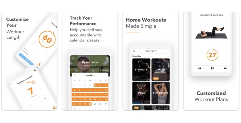 Best Health Apps: Sworkit Fitness