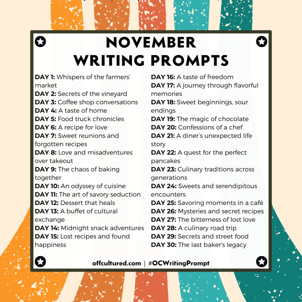 November Writing Prompts to Stir Up Your Creativity — offcultured