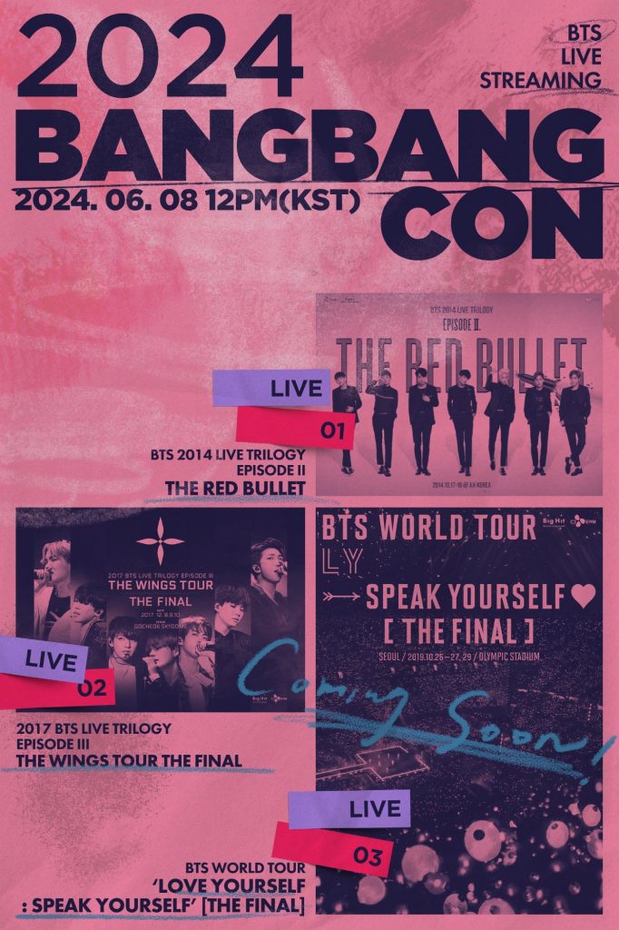 BTS FESTA 2024 - BANGBANG CON Livestream Poster